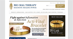 Desktop Screenshot of biomagtherapy.com